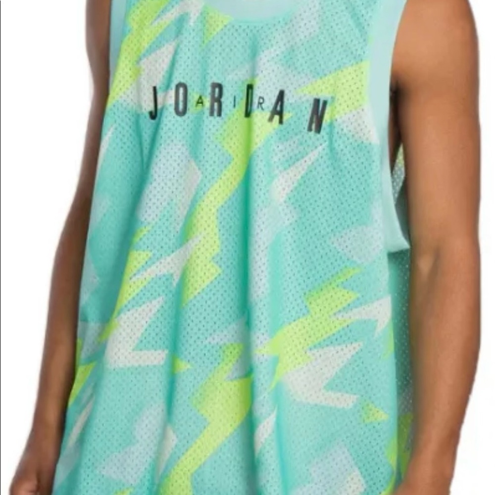 Nike Mens Air Jordan Jumpman Sunset Pulse Stitched Numbers Jersey Size Medium